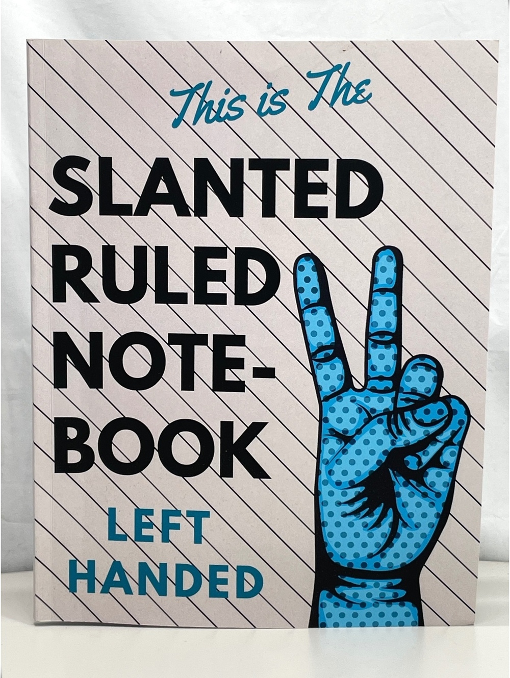 Slanted Ruled Notebook Left Handed